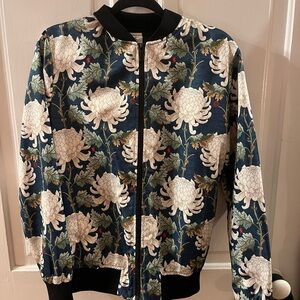 Men’s Satin Bomber Jacket